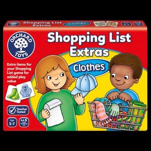CLOTHES SHOPPING LIST EXTRAS