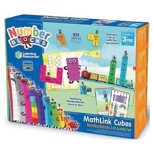 JUEGO MATHLINK CUBES NUMBERBLOCKS 1-10 ACTIVITY SET