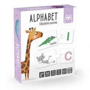 ALPHABET. MONTESSORI METHOD. EDUCATIVEL PUZZLES