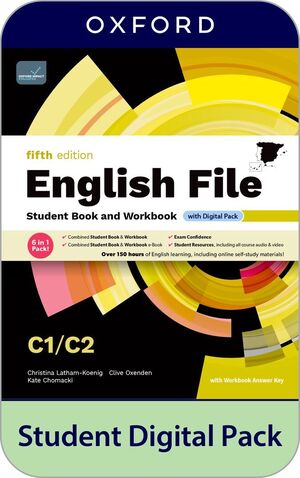 ENGLISH FILE 5TH EDITION C1-C2. STUDENT'S BOOK AND WORKBOOK AND DIGITAL WITH KEY