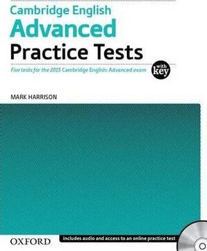 CAMBRIDGE ENGLISH ADVANCED PRACTICE TEST WITH KEY EXAM PACK 3RD EDITION