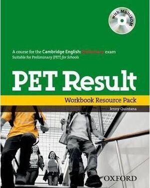 PRELIMINARY ENGLISH TEST RESULT: PRINTED WORKBOOK RESOURCE PACK WITHOUT KEY