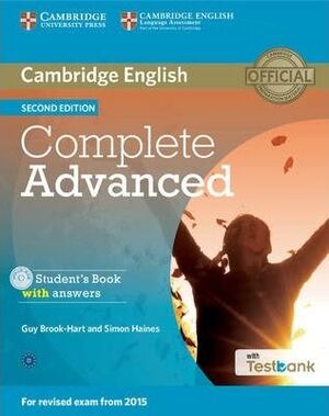 COMPLETE ADVANCED STUDENT'S BOOK WITH ANSWERS WITH CD-ROM WITH TESTBANK 2ND EDITION