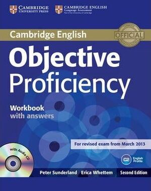 OBJECTIVE PROFICIENCY WORKBOOK WITH ANSWERS WITH AUDIO CD 2ND EDITION