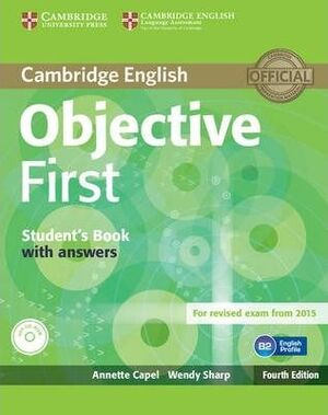 OBJECTIVE FIRST STUDENT'S BOOK WITH ANSWERS +CD