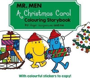 MR MEN A CHRISTMAS CAROL COLOURING STORYBOOK