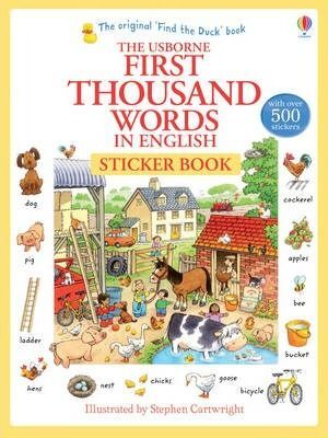 FIRST THOUSAND WORDS IN ENGLISH STICKERS