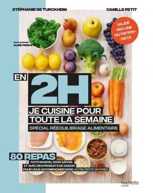 EN 2 H JE CUISINE POUR TOUTE LA SEMAINE. SPECIAL REEQUILIBRAGE ALIMENTAIRE