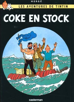 TINTIN. COKE EN STOCK