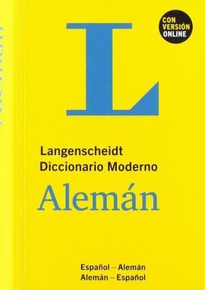 DICCIONARIO MODERNO ALEMÁN - BUCH UND ONLINE : DEUTSCH-SPANISCH/SPANISCH-DEUTSCH