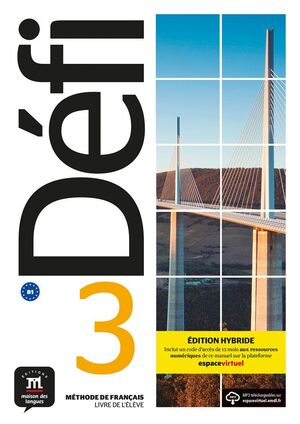 DEFI 3 ED HYBRIDE LIVRE DE L'ELEVE