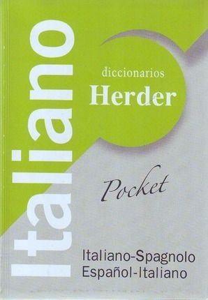 DICCIONARIO POCKET HERDER ITALIANO - SPAGNOLO. SPAGNOLO -ITALIANO