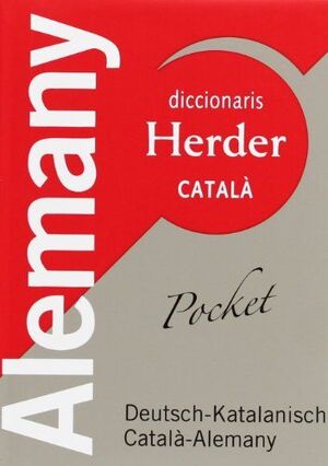 DICCIONARIS HERDER POCKET DEUTSCH - KATALANISCH CATALÀ - ALEMANY