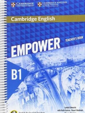 B1. CAMBRIDGE ENGLISH EMPOWER FOR SPANISH SPEAKERS TEACHER'S BOOK